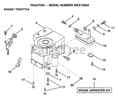 weed eater wex   weed eater lawn tractor enginethrottle parts lookup  diagrams