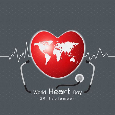 world heart day concept illustrations creative market