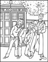 Coloring Doctor Who Pages Printable Rose Sheets Kids Color Book Tyler Colouring Print Dr Jack Adult Characters Deviantart Online Tardis sketch template