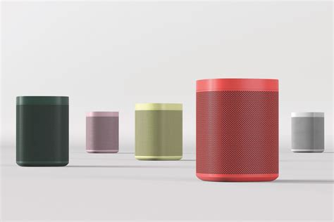sonos finally roll   colourful sonos  speakers