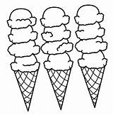 Coloring Pages Ice Cream Kids sketch template