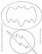 Superhero Template Templates Super Hero Batman Logo Cape Party Clipart Flash Drawing Mask Masks Printable Included Library Cliparts Wonder Birthday sketch template