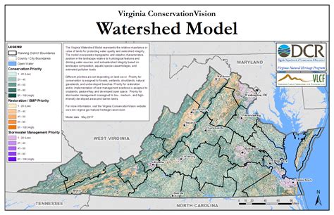 virginia conservationvision watershed model