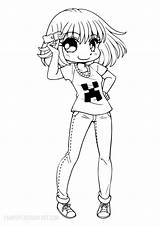 Yampuff Coloriage Lineart Chibis Coloringbay Vivian Anima Unicorn Coloriages Effortfulg Linearts Uncolored Impressionnant sketch template