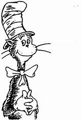 Hat Cat Seuss Dr Clipart Coloring Pages Printable Clip Thing Cartoon Cliparts Kids Print Color Hands Adult Colouring Tophat Clasped sketch template