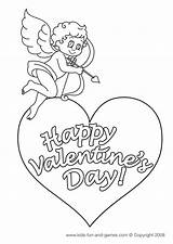 Coloring Valentin Para Valentines Colorear San Dibujos Valentín Valentine Happy Del Amor Dia Imprimir Pintar Ingles Visitar Card sketch template