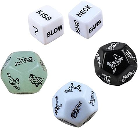 adult dices set of 5 sex dices for couple 12 sides sex