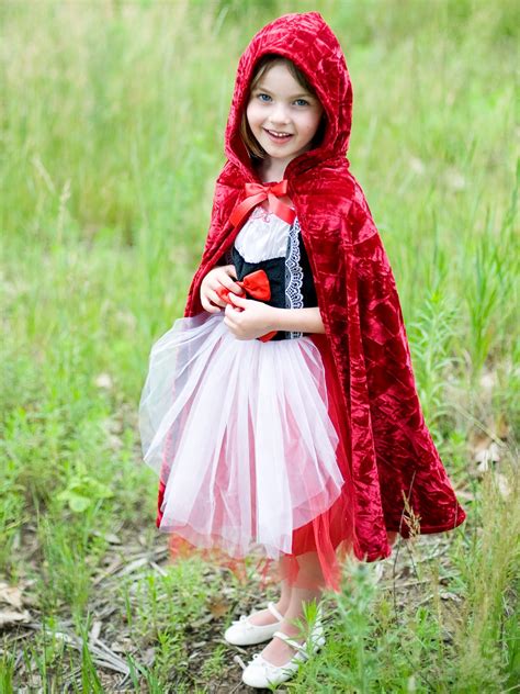 red riding hood deluxe cape costume  kids walmartcom