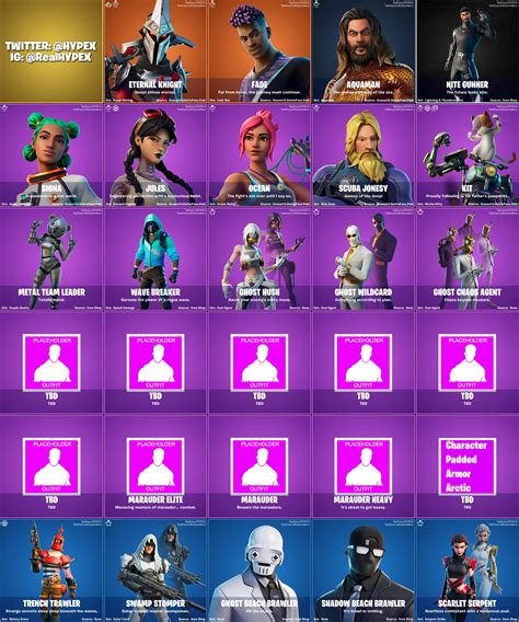 Fortnite Chapter 2 Season 3 Leaked Skins And Cosmetics
