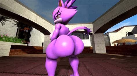 Rule 34 Animated Ass Big Butt Blaze The Cat Breasts