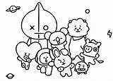 Bt21 Coloring sketch template