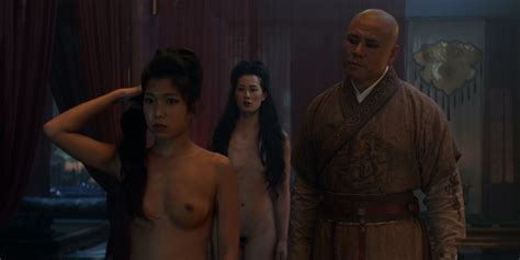 olivia cheng nude full frontal bush and butt marco polo 2014 s1e3 hd1080p