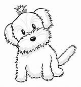 Coloring Pages Cute Puppy Dog Yorkie Color Kids Maltese Labradoodle Dogs Printable Puppies Ausmalbilder Print Colouring Cats Drawing Cartoon Book sketch template