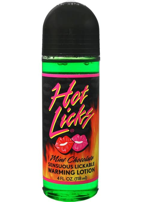 buy hot licks lickable warming lotion mint chocolate 4
