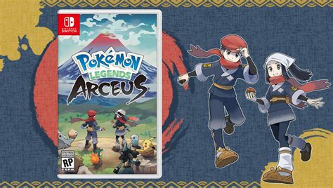 pokemon legends arceus  january  release date box art revealed