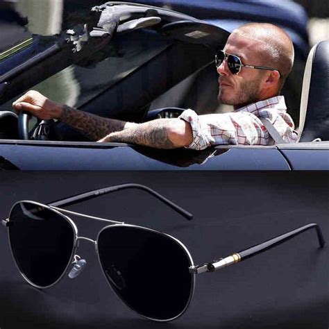 mens polarized driving sunglasses vintage pilot eyewear retro shades