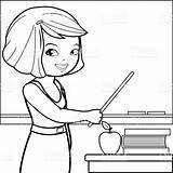 Teacher Drawing Coloring Pages Clipartmag sketch template