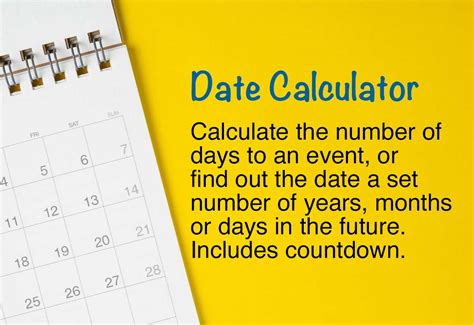 date calculator add  subtract   countdown   date