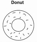 Donut Coloring Donuts Pages Template Printable Give Dog Colors Color If Worksheets Dads Letter Choose Board sketch template