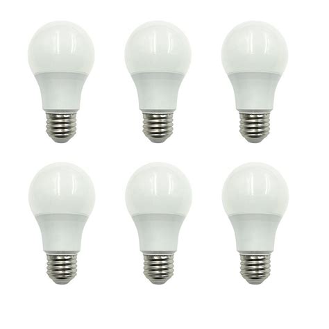 ecosmart  equivalent daylight    dimmable led light bulb  pack  home