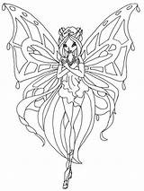 Coloring Winx Flora Pages Club Girls Recommended sketch template