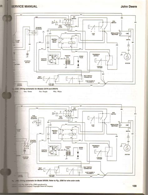 john deere sx wiring schematic  wiring diagram