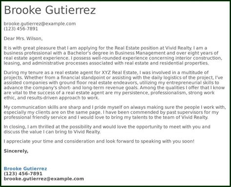 real estate agent introduction letter examples announcement