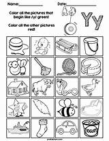 Consonants Worksheets Color Grade Teacherspayteachers Activities Nursery sketch template