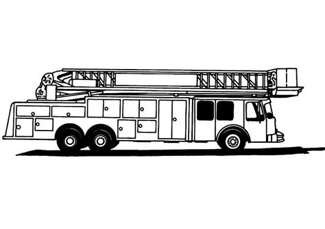 fire truck coloring page printable minimalist blank printable