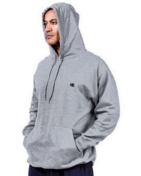 Champion Ch101 Big And Tall Mens Pullover Fleece Hoodie With Contrast Liner