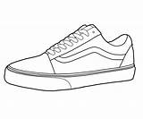 Shoe Vans Shoes Drawing Coloring Drawings Sneakers Sketches Sketch Pages Van Nike Choose Board sketch template