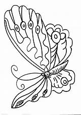 Colorare Disegni Farfalla Farfalle Bambini Disegnare Farfallina Primavera Crisalide Farfalline sketch template