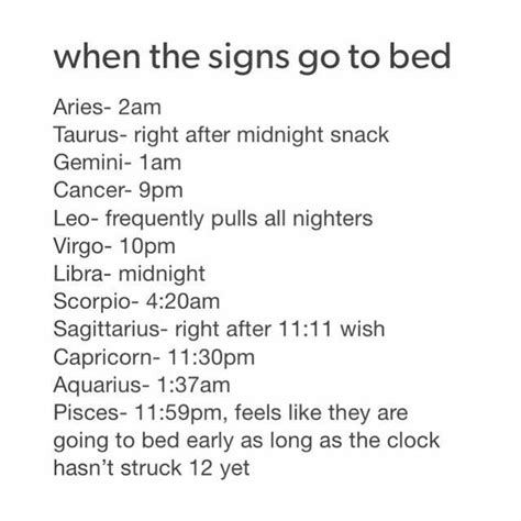 time to sleep zodiac signs facts pinterest sleep