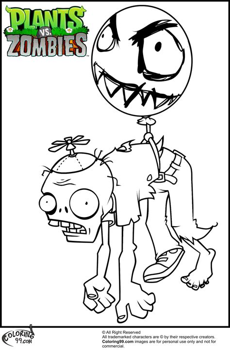 plants  zombies coloring pages minister coloring