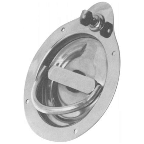 ring handle flush  locking cylinder stainless steel