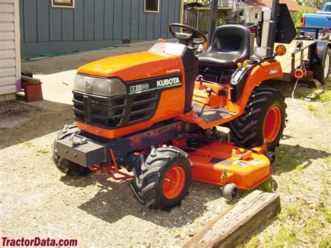 tractordatacom kubota bx tractor  information