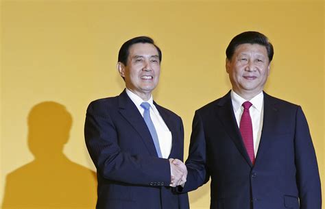 historic meeting  china  taiwan leaders xi jinping  ma ying jeou cbs news