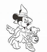Halloween Coloring Pages Disney Minnie Mouse Printable Girls Thanksgiving Pumpkin Print Color Mickey Library Clipart Prints Getcolorings Cartoon Comments sketch template