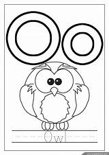 Owl Englishforkidz Tracing Flashcards источник sketch template