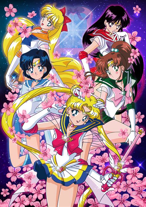 Sailor Moon Aino Minako Hino Rei Kino Makoto Mizuno Ami Tsukino Usagi