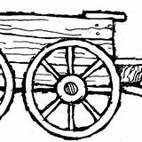 Wagon Tractor sketch template
