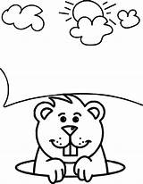Groundhog Coloring Pages Sheets Kids Print Color Printable Awesome Preschool Wecoloringpage Children Getcolorings Fun Little Kindergarten Choose Board sketch template