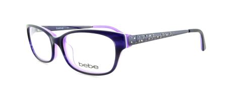 bebe eyeglasses bb5077 505 plum 52mm