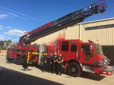 katy fd adds  aerial ladder truck
