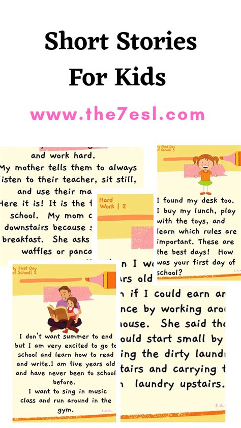 short stories  kids english created resources