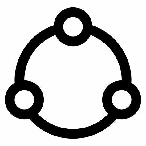 link network circular icon   iconfinder