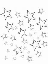 Star Outline Printable Coloring Stars Clipart Clip Library Pages Book sketch template