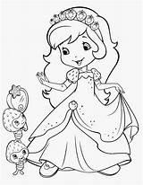 Strawberry Shortcake Coloring Pages Princess Cartoon sketch template