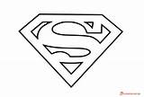 Znak Supermana Kolorowanka Druku Superheld Superhelden Drukowanka Símbolo Wydrukuj Malowankę Escudo Pokoloruj sketch template