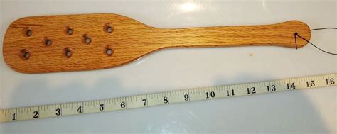 Bdsm Paddles Vegan Products Plain Paddle With Holes